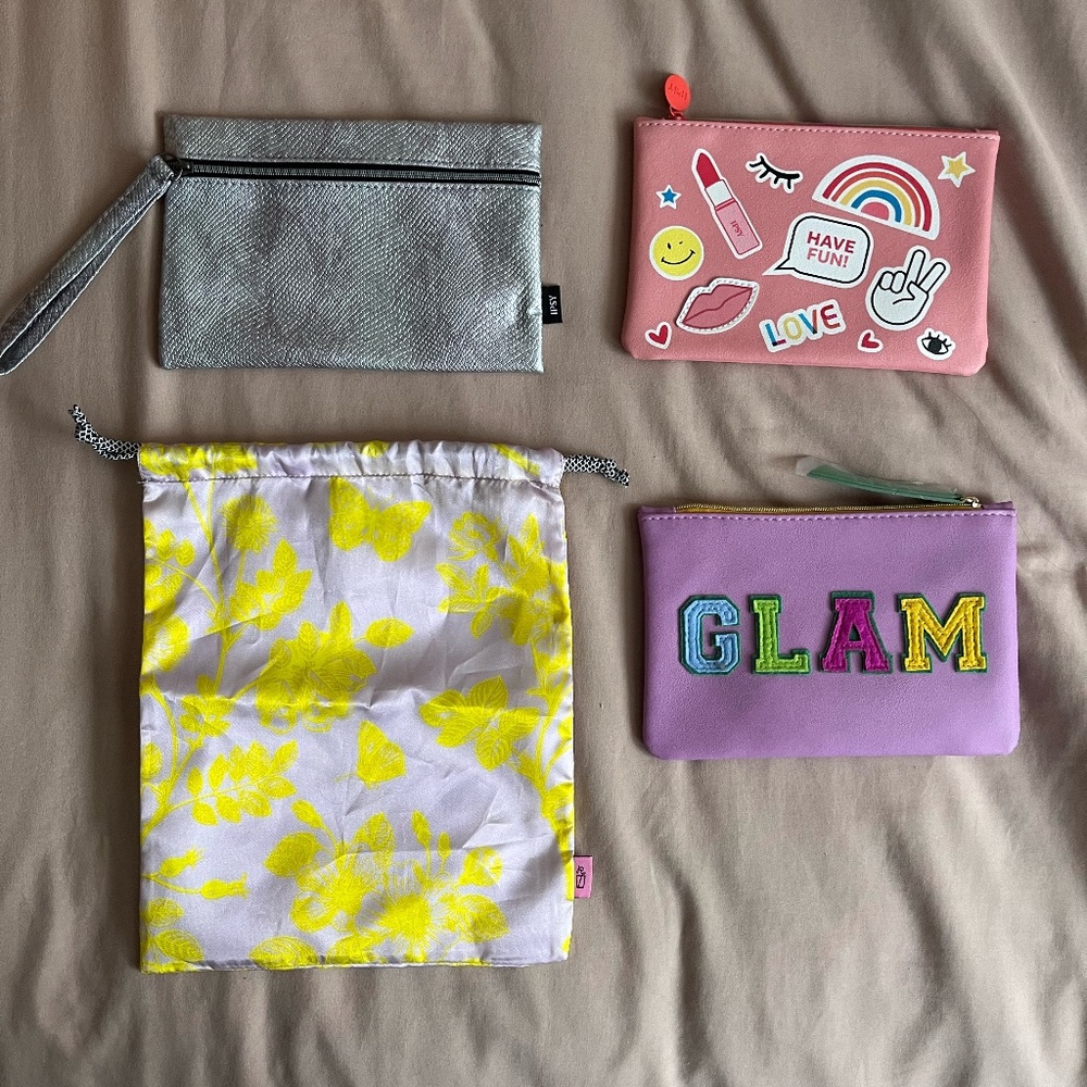 Lot of 4 Ipsy bags